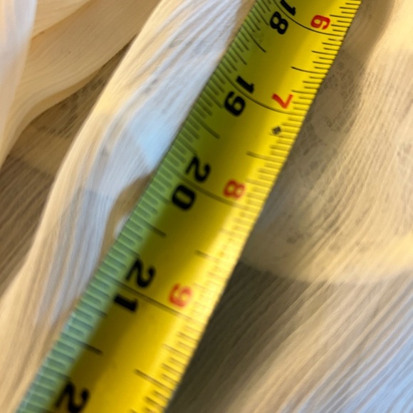 Guess chiffon blouse size M bling rhinestone button up $79 0505 NWT 86 - Picture 8 of 9